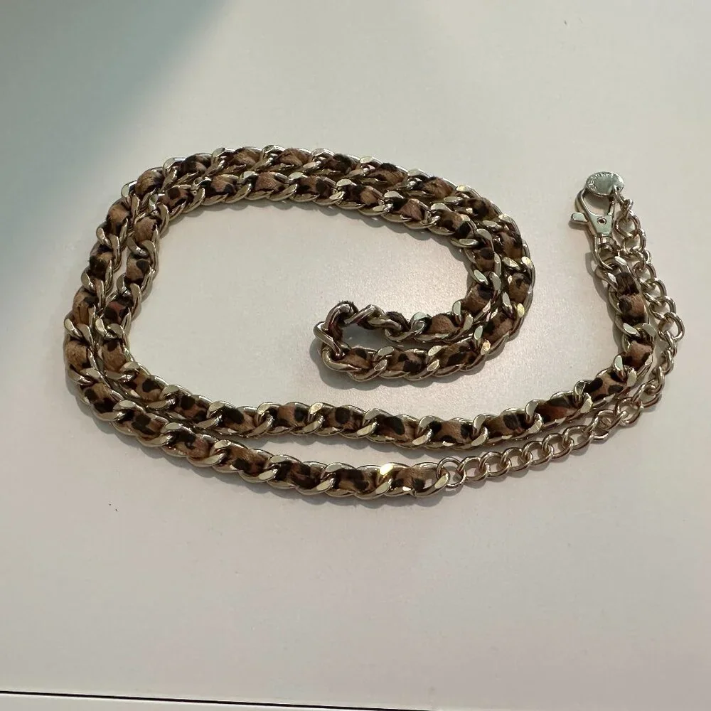Lands' End Gold Chain-Link Belt